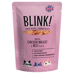 BLINK Wet Food (Roasted Chicken & Shredded Beef) Single Pouch