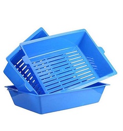Blue Cat litter box