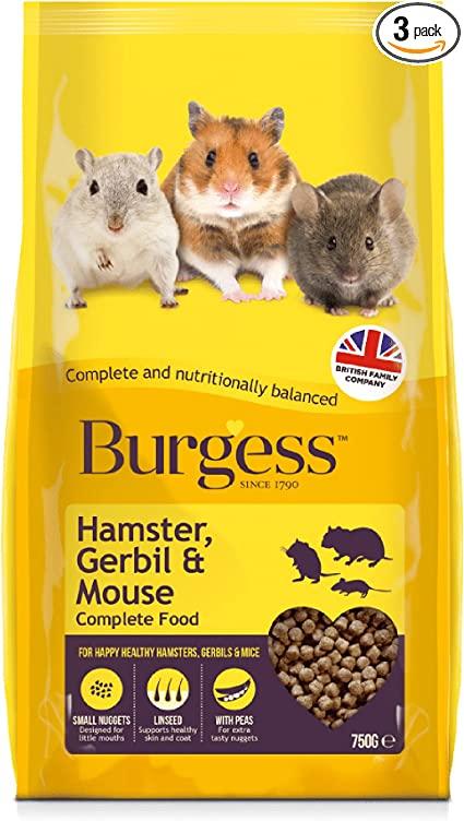 Burgess Hamster Gerbil and Mouse food