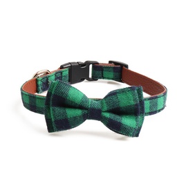 Plaid Bow Tie Collar (Small)