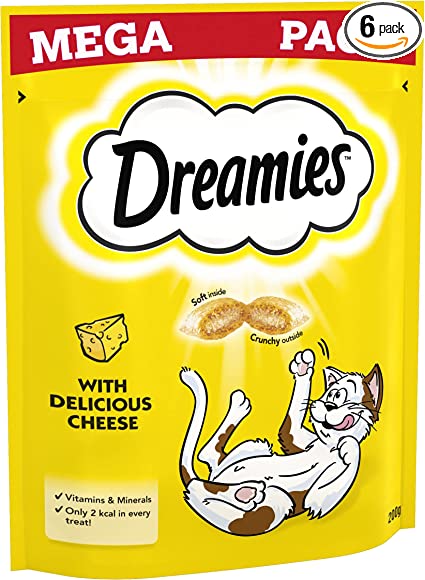 Dreamies Cat Treat (Mega Pack 200g) Cheese
