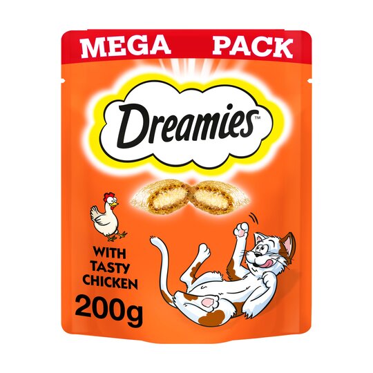 Dreamies Cat Treat (Mega Pack 200g) Tasty Chicken