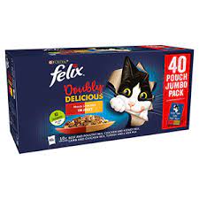 Felix Doubly Delicious +1 Meaty Selection 40 pouch