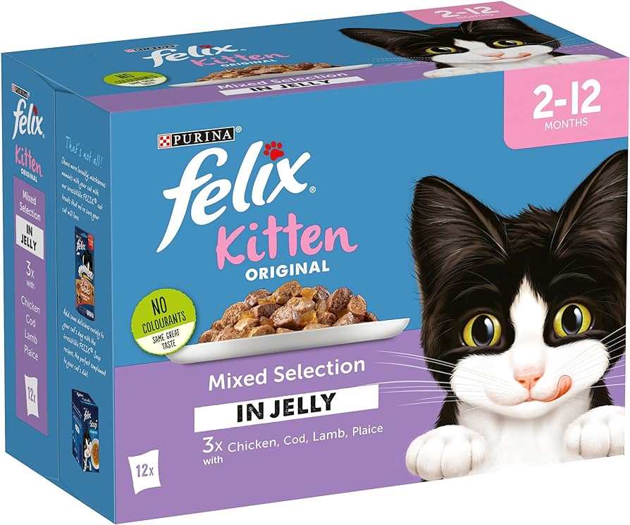 Felix Kitten Original wet food mixed selection (12 * 100g)