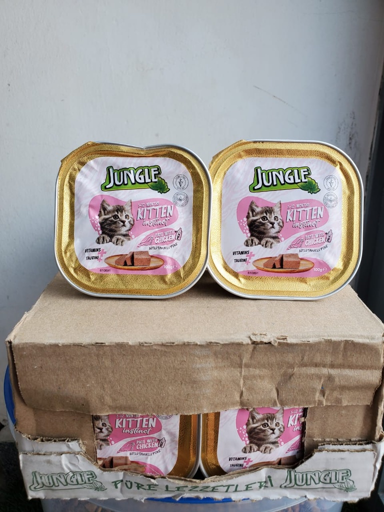Jungle kitten Pate wet food (100g×32)