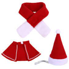 Neck Cape and Cap Christmas Cloth