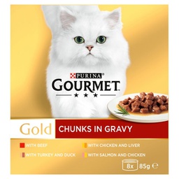 Purina Gourmet Gold Gravy Collection (8*85g)