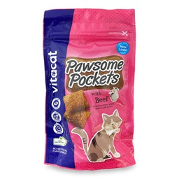 Vitacat Pawsome Pockets (Beef)