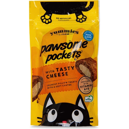 Yummies by Vitacat Pawsome Pockets ( Tasty Cheese)