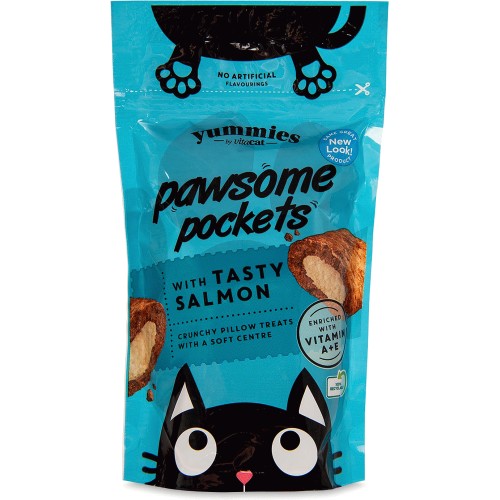 Yummies by Vitacat Pawsome Pockets (Tasty Salmon)