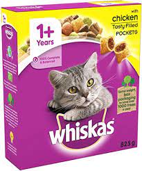 Whiskas +1 Dry Cat food  Chicken (800g)