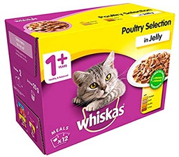 Whiskas +1 Wet food Poultry Selection ( (12x100g)
