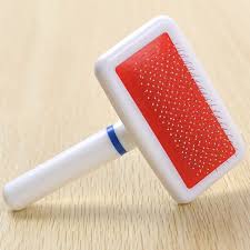 White Slicker Brush