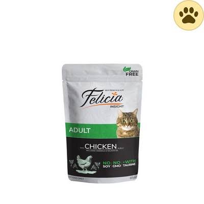 Felicia Adult Cat Wet Pouch (12×85g) Chicken