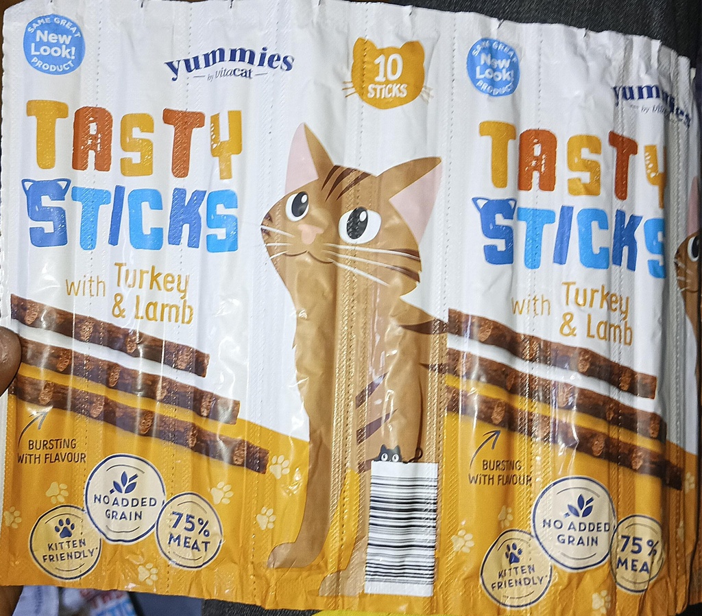 Yummies by Vitacat Tasty Sticks (Turkey and Lamb)