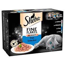 Sheba Fine Flakes Fish Selection (12*85g in Gravy)