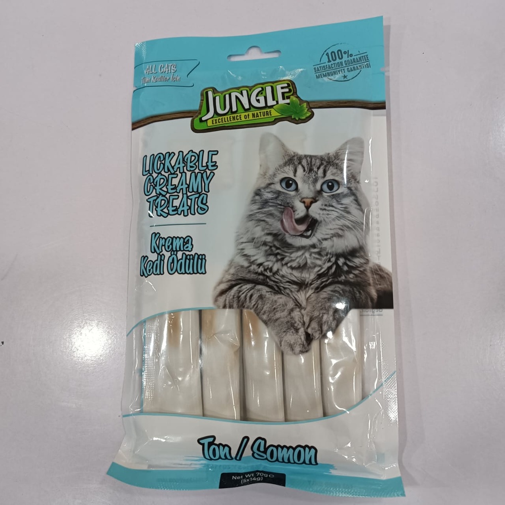 Jungle Lickable Creamy Treat Tuna and Salmon (Blue)