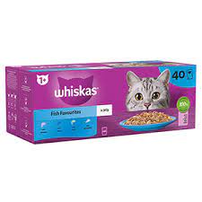 Whiskas +1 Fish Favourites (40 pouches)