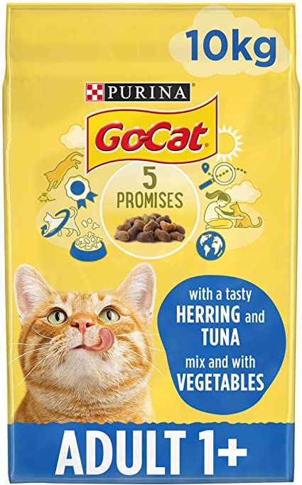 Purina Go cat  +1 Adult 10kg (Tuna and Herring)