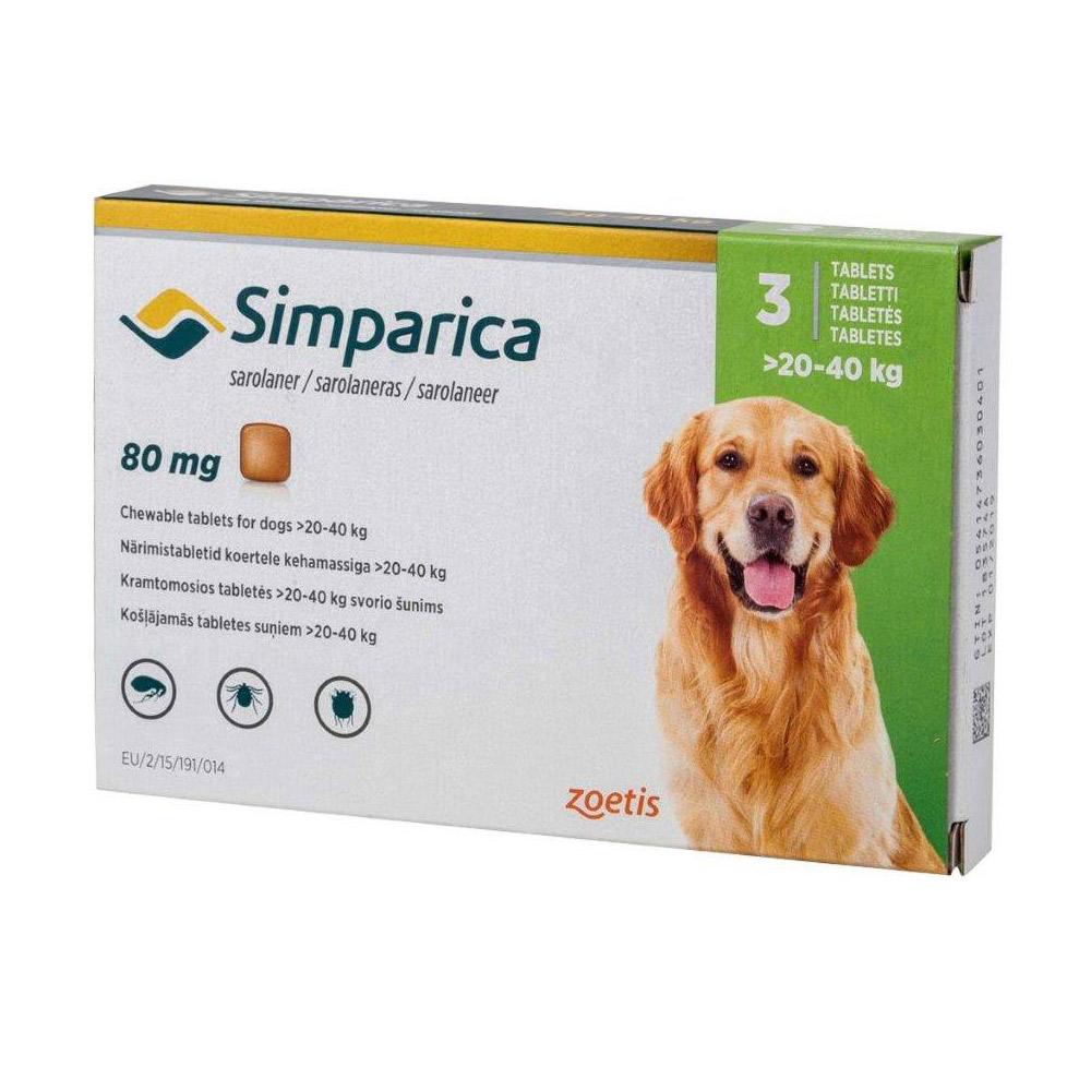 Simparica 80mg  (20 - 40Kg)