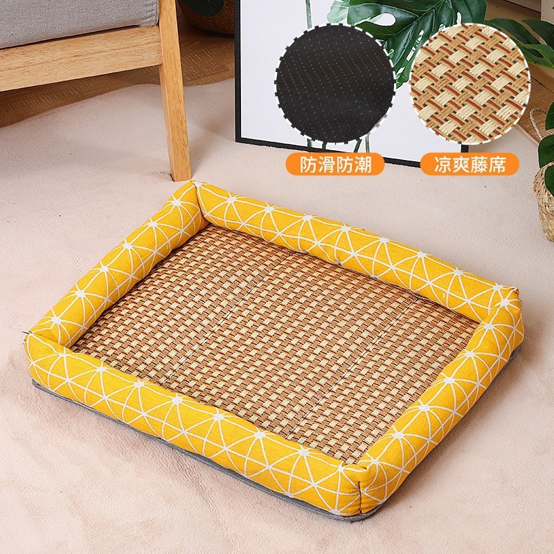 Cat Raffia Mat Bed