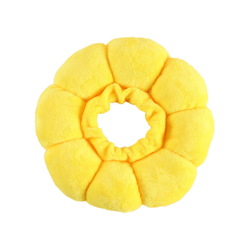 Yellow Sunflower Elizabethan collar L