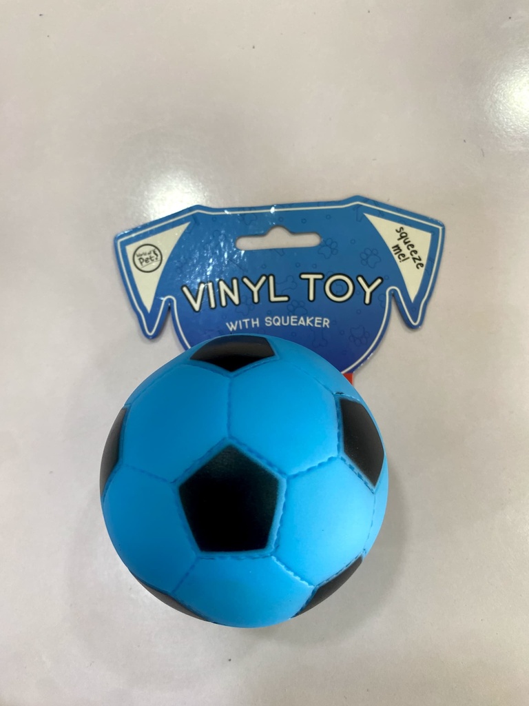 World of Pets Vinyl Toy with squeaker (Football)