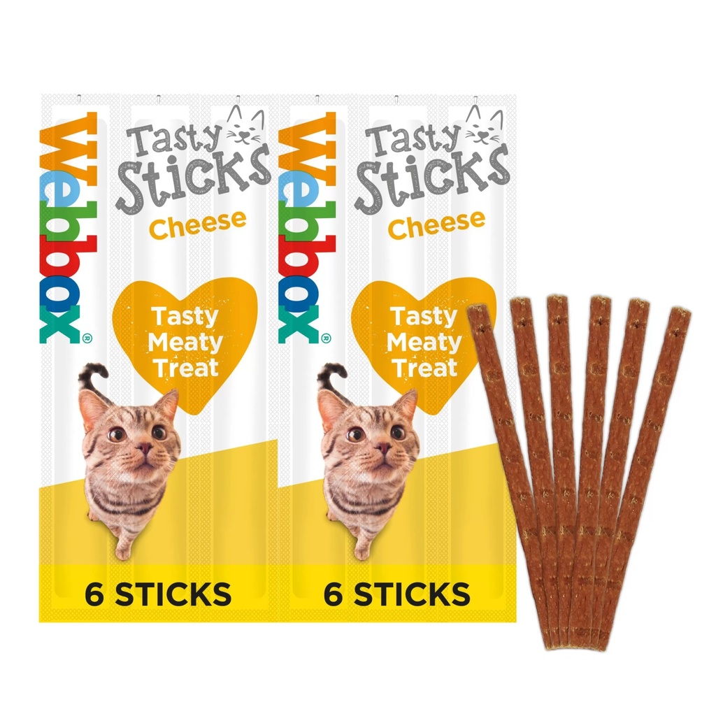 Webbox Tasty Sticks for Dogs with Cheese