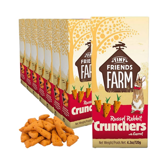 Tiny Friends Farm Russell Rabbit Crunchers 120g