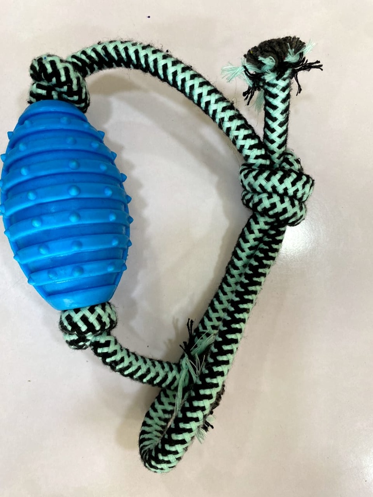 Pet toy Rope Toy (blue squeaky)