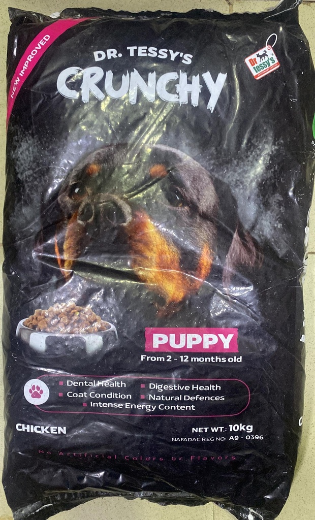 Dr Tessy's Crunchy Puppy 10kg (Chicken)