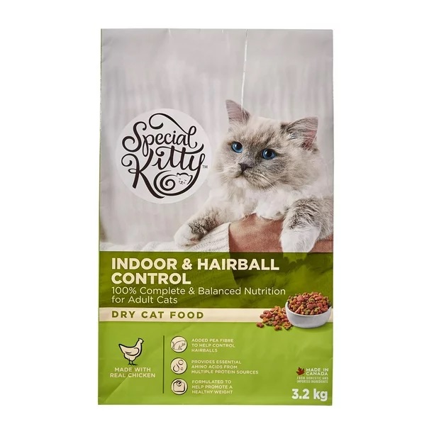 Special kitty Indoor and Hairball Control 3.2kg