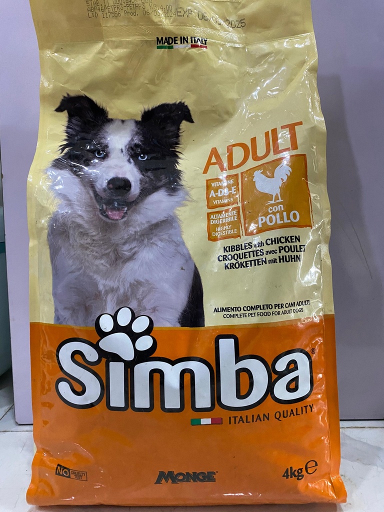 Simba Adult Dog Dry Food With Chicken (4kg)