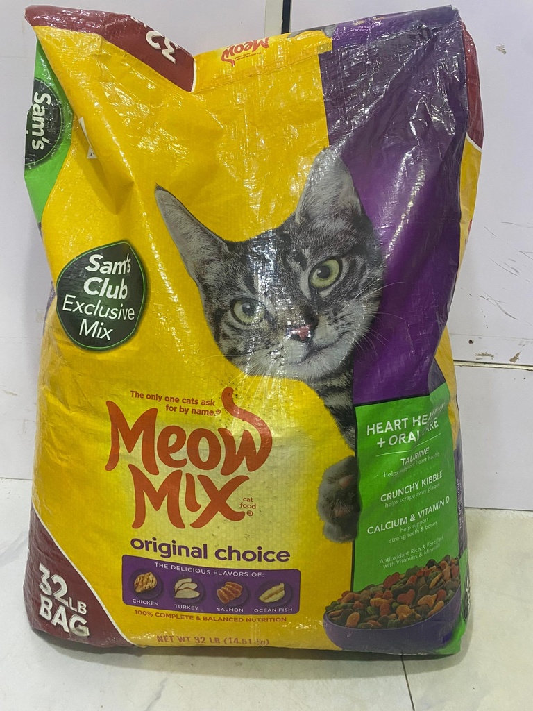 Meow Mix Original Choice Cat Dry Food 32LB (14.51kg)