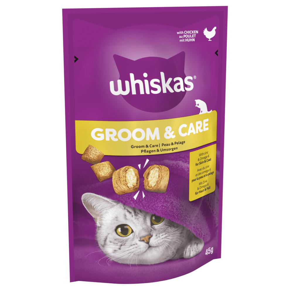 Whiskas Groom and Care Cat Treat