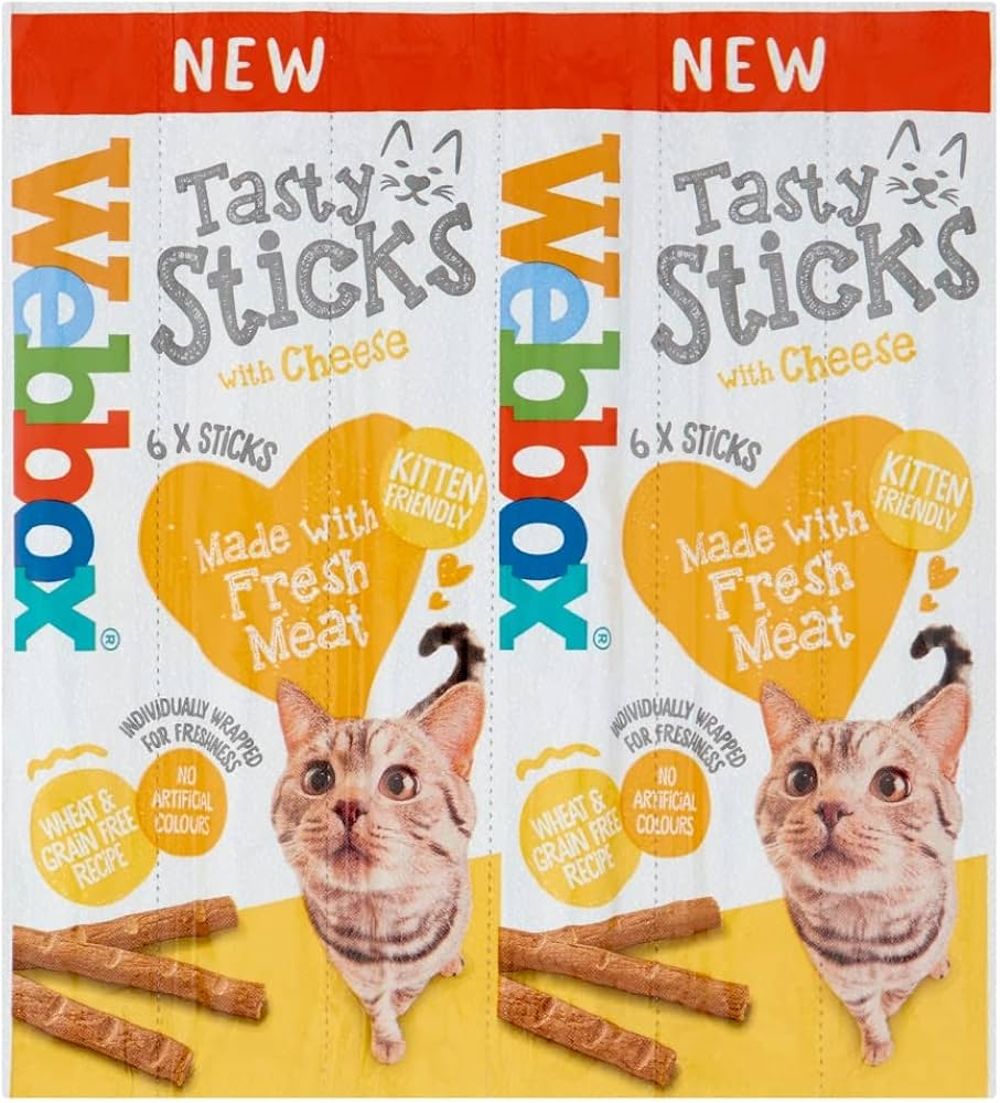 Webbox Tasty sticks for Cats (with Cheese)