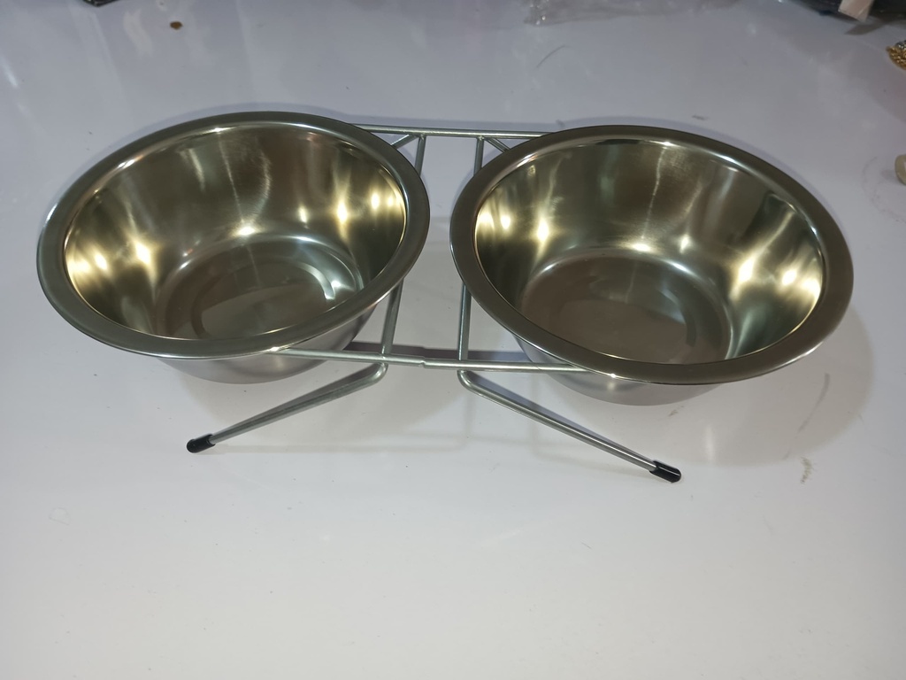 Elevated Double Diner stainless bowl Small (11cm)