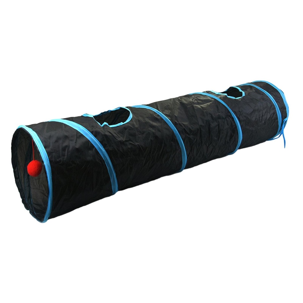 Cat Tunnel Black and Blue (Straight)