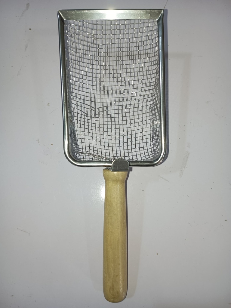 Cat litter scoop (wooden handle fine pores)