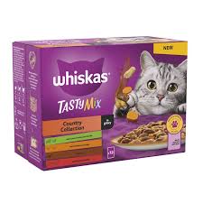 Whiskas +1 Tasty Mix Country Collection in Gravy (12x100g)