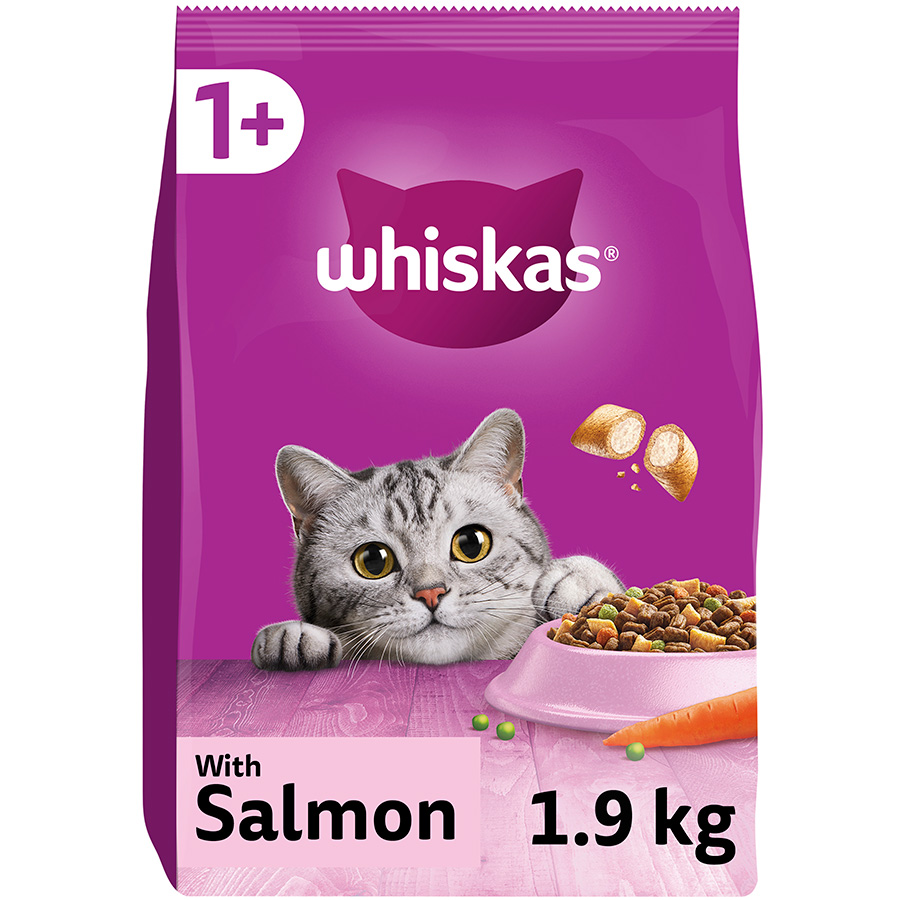 Whiskas +1 Dry food  1.9Kg (Salmon)