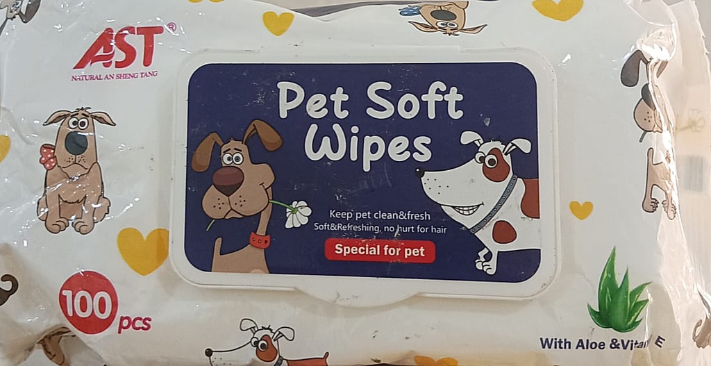 AST Pet Soft Wipes