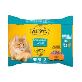 Pet Bees Adult Flow pack Tuna and Anchovy (5X)