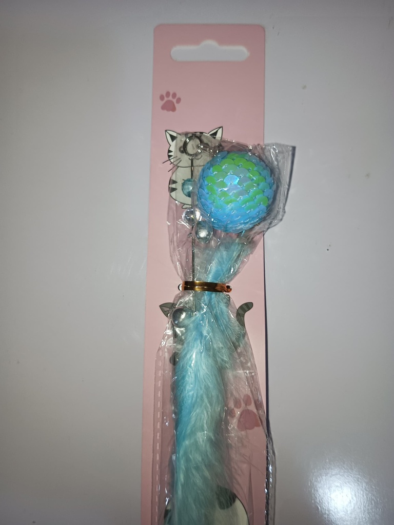 Pet Guardian Cat Teaser Toy ( Small Ball with Feather)