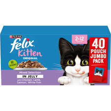 Felix Kitten Original Mixed Selection in Jelly (40 Pouches)