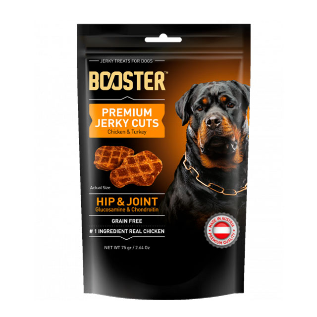 Booster Premium Jerky Cuts Treats - Hip and Joint (Chicken & Turkey) 75g