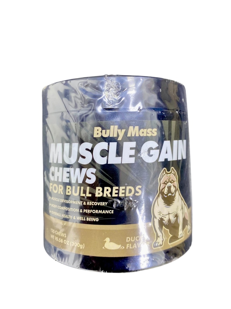 Bully Mass Muscle Gain Chews (120 Chews)