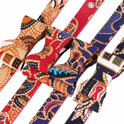 Ankara Themed Bow-tie Collar  (Xtra Small)